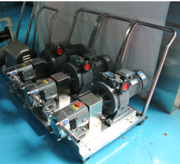 High Viscosity Cam Rotor Pump for Sewage, Manure, Petroleum, and Crude Oil - Stainless Steel Rotor