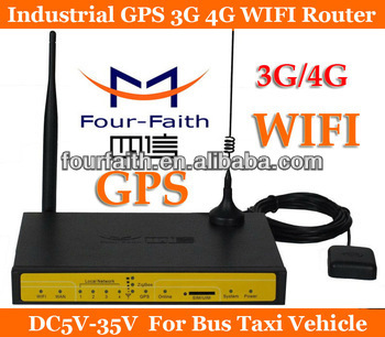 F7434 industrial 3g GPS wifi gps vehicle tracking 3g wifi modem gps router