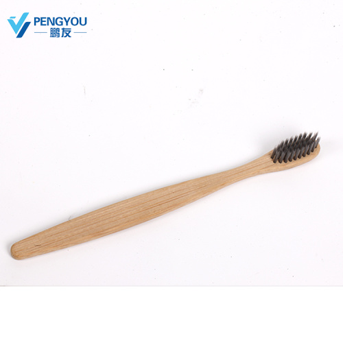 Novo projeto de dentes de bambu com cabelo de dentes de carvão