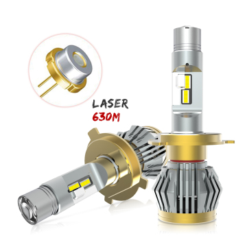 New Super Bright LED Car Light Bulb - 20000lm 6500K 630M H7 Laser Headlight