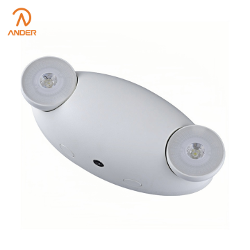 Lampes de secours galvanisées à double tête pour une sécurité flexible