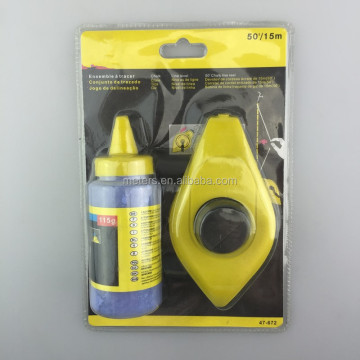 50 Feet 15 Meter Chalk Line Reel with Power Set: Your Ultimate Tool for Accurate Marking and Measuring