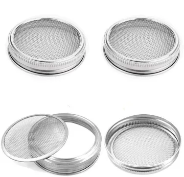 86mm Stainless Steel Mason Jar Sprouting Lids
