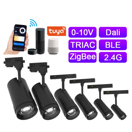 Tuya Zigbee Smart Spotlight - LEDEAST ZF45 DC48V Zoomable LED Magnetic Track Light