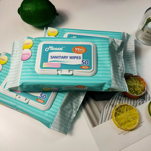 Lingettes hygiéniques douces pour adultes avec logo OEM