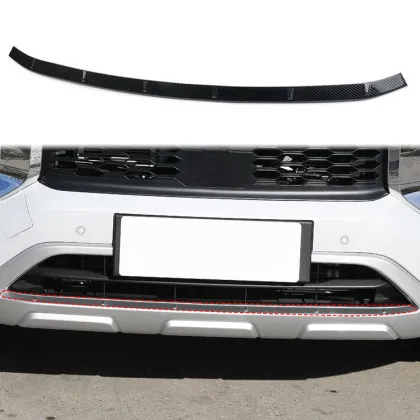 2022 Mitsubishi Outlander Carbon Fiber Front Bumper Strips