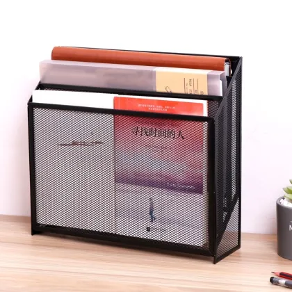 Metal wrought office data rack Office storage rack