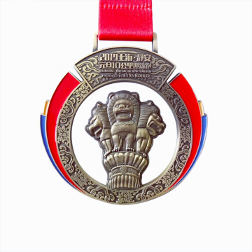 カスタム上海10K新年のランメダル