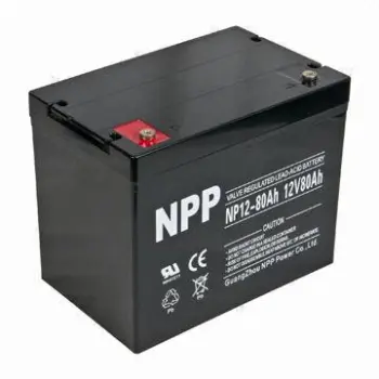 12V/80Ah Gel Battery, Measures 350x166x179mm