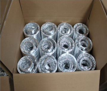 PE foam insulation tube/flexible pipe with aluminum foil