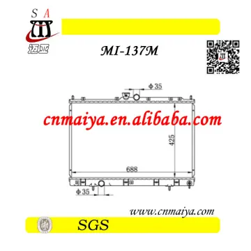 MN156535 radiator pa66-gf30
