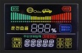 Estación de servicio de instrumentos LCD para el nivel de combustible del automóvil