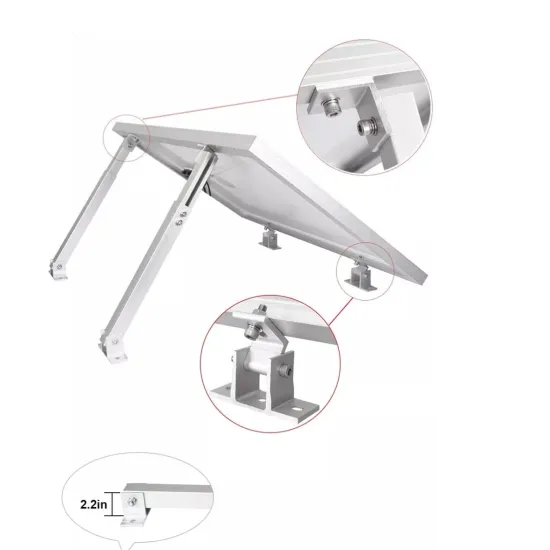 Upright Adjustable Solar Module Mounting System for Balconies, Flat Roofs, and Facades