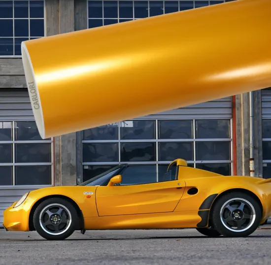 Satin metallic car wrap vinyl