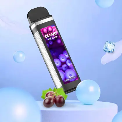 Purple misty rain disposable vape pen boxes