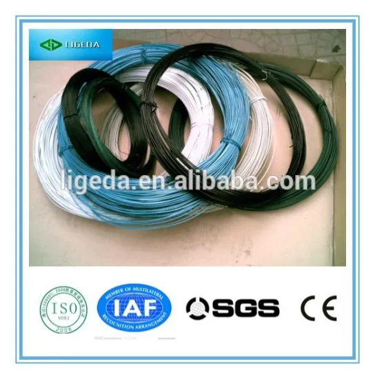 high quality pvc coated/black/ galvanized iron wire
