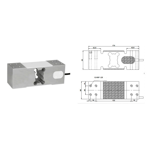 Bodenwaage 1000kg Single Point Wägezelle