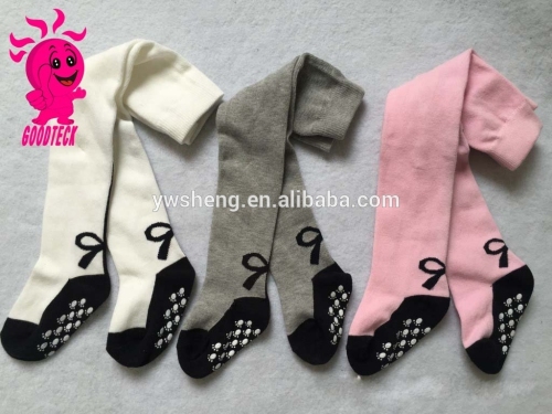 New Style baby and kids tights with Bow Custom High Quality Lovely Children Baby Tube Pantyhose