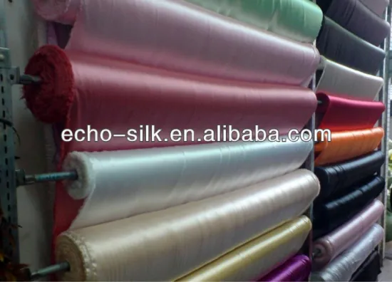 china silk polyester blend fabric
