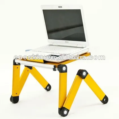 Cooskin New arrival Aluminium folding computer study table laptop stand