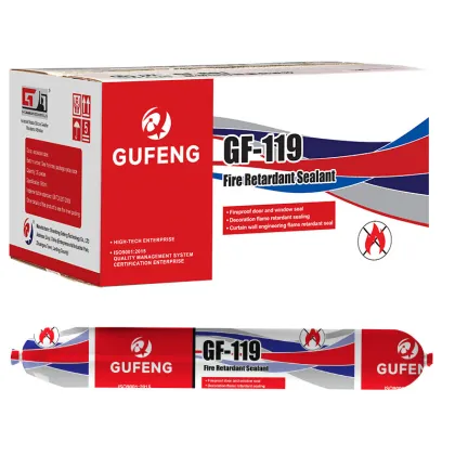 High elastic silicone fireproof and flame retardant sealant