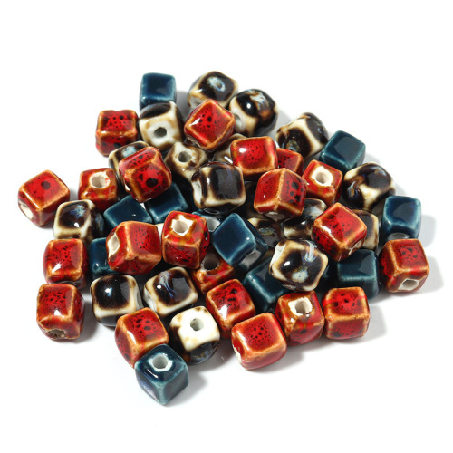 20pcs per bag ceramic beads SQUARE 8MM