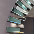 espejos de pared decorativos redondos en forma de sol plateado moderno