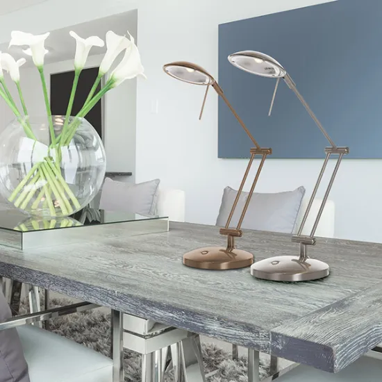 Adjustable LED table lamp