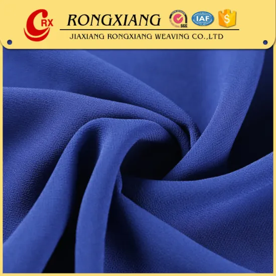 Garments fabric supplier Garment polyester satin weave chiffon fabric