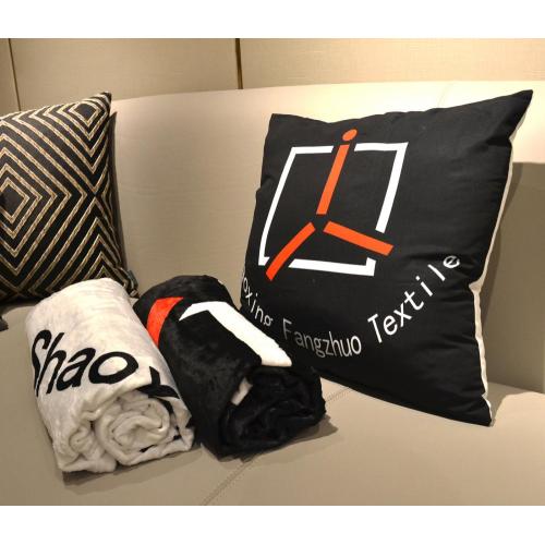 customized print soft flannel fleece trow blanket
