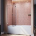 SALLY Bath screen Hinged 6mm Glass Shower Door