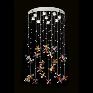 New Design Hanging Dining Room Crystal Led Chandelier