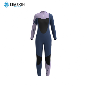 Seaskin 4mm Neoprene Sexy Surfing Fullsuit for Women