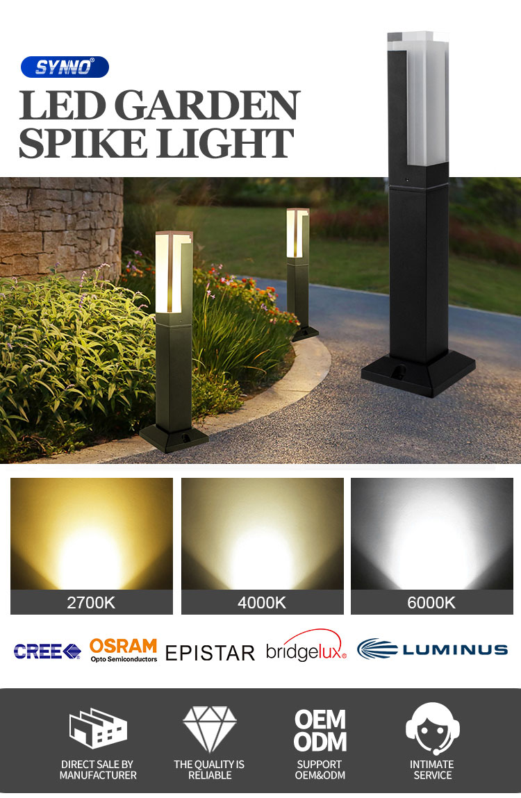 garden led bollard light
