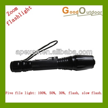 T01A73 2*18650 Li-ion battery Aluminum LED Torch