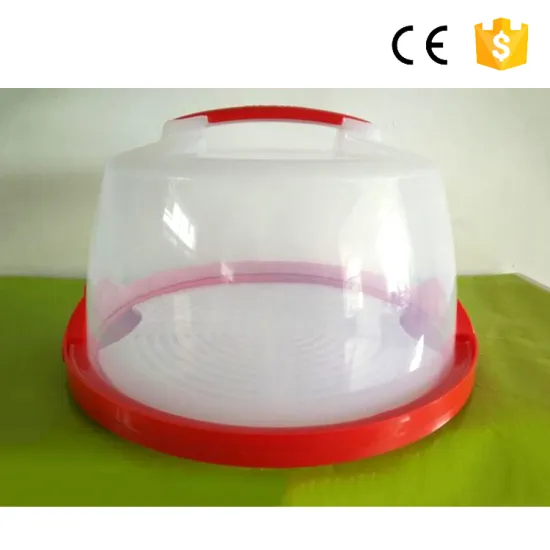 Long Rectangle Shaped white cake box eco-friendly small clear plastic cake box