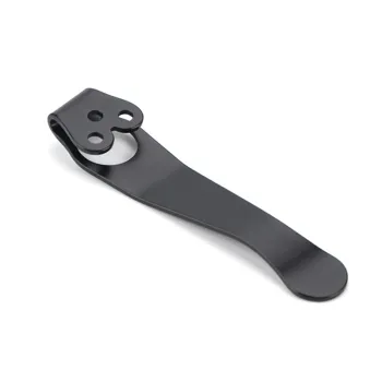 Titanium Alloy C81 Knife Back Clip Professional 3-hole Design Folding knife Pocket Clips For Paramilitary 2 C10 C11 Deep Carry