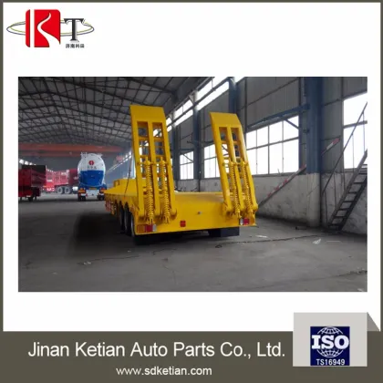 Flatbed Semi Trailer Low Bed Trucks And Trailers
