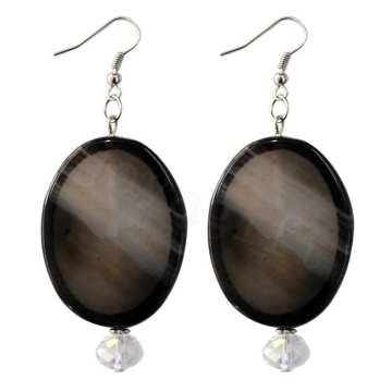 Natural Gemstone Agate Earring