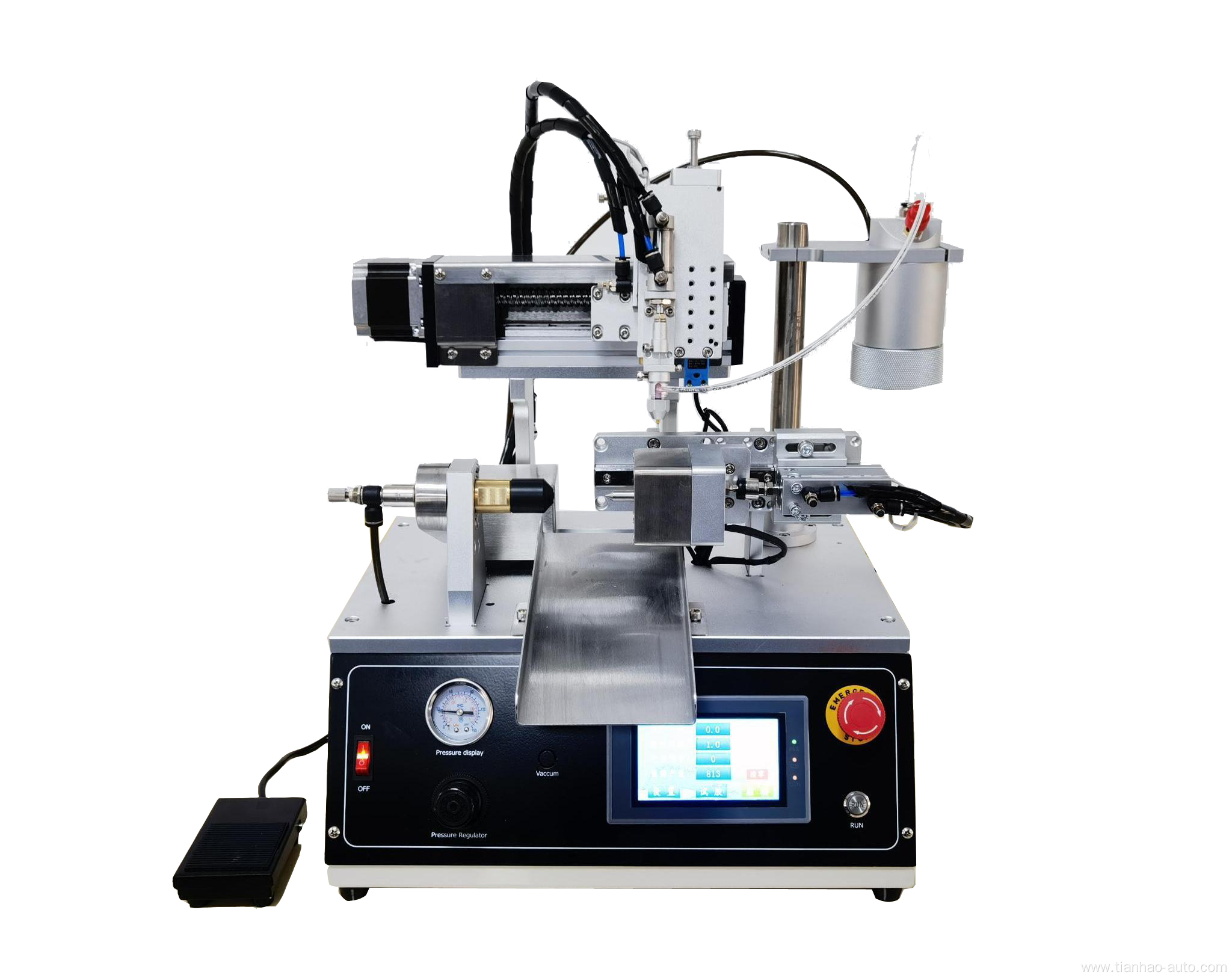 High precision Anaerobic Thread coating machine with Touch screen for small thread
