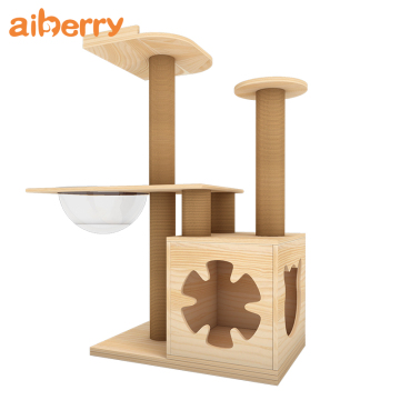 Aiberry Cat Tree Scracher Tower House