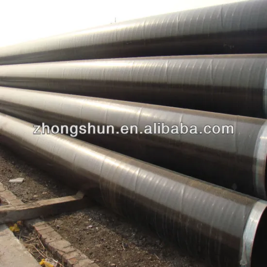 3PE coating SSAW-EN10217 steel pipe