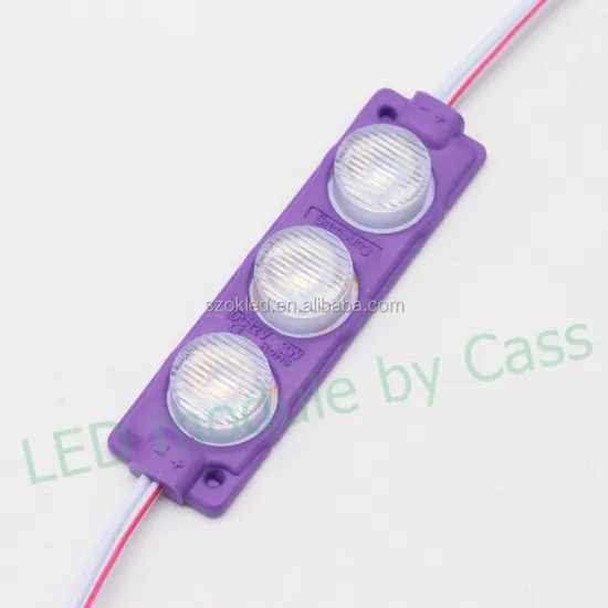 IP65 Waterproof Purple LED Module: 3W SMD 3030 for Outdoor Signage and Backlighting (12V/24V)