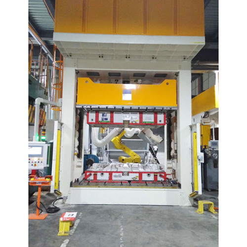 Automobile interior press and production line