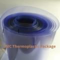 Transparent thermoformed PVC film