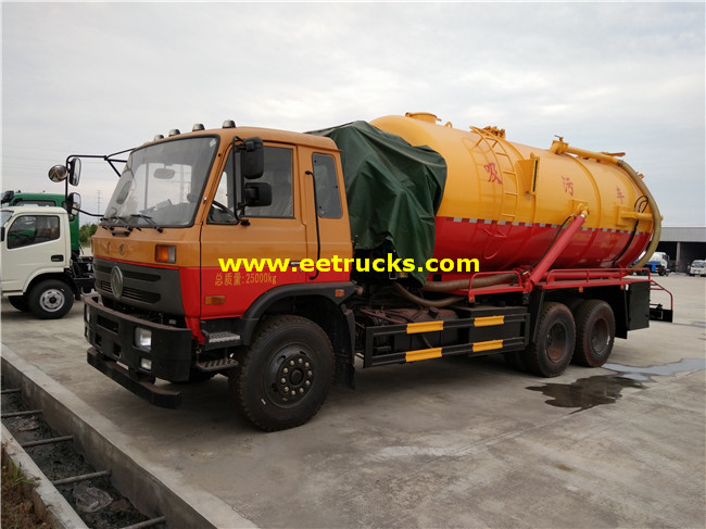 15000 Litres Septic Vacuum Trucks