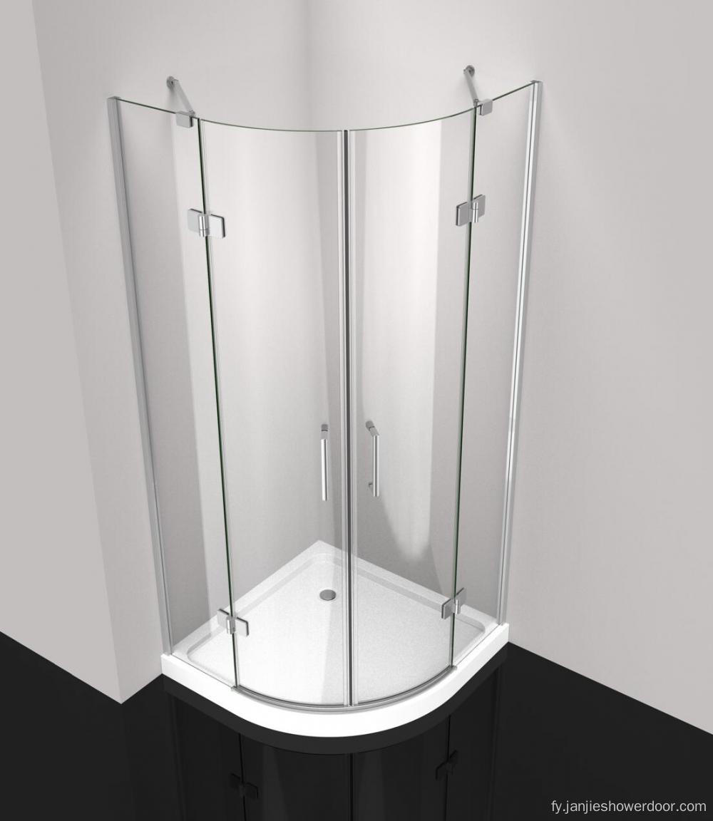 Quadrant lift en drop hinge cubicle