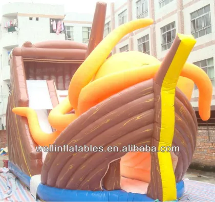 2013 commercial inflatable corsair slide / inflatable boat slide