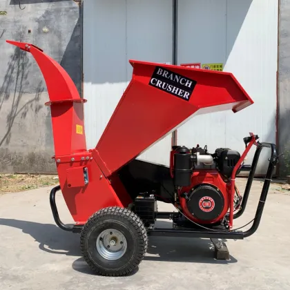 15 HP Gas Powered Tree Log Shredder Chipper