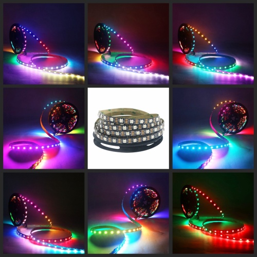 60LED/M RGB Individually Addressable WS2812B LED Pixel Strip